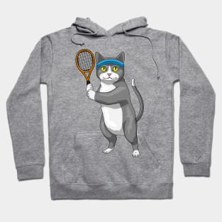 Cat Tennis Tennis racket Hoodie